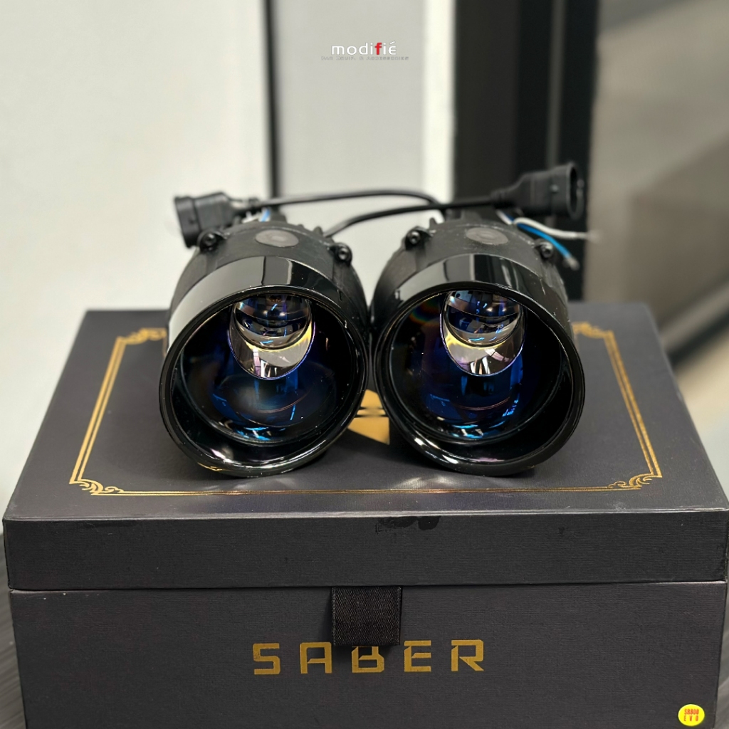 Saber SR800 EVO Biled Projector Foglamp 3" 3 INCH LED Blue Lens