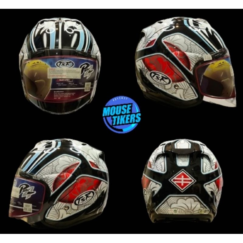 Helm/Helmet TSR RAM4 Motif Nakano Shinya/Sakura