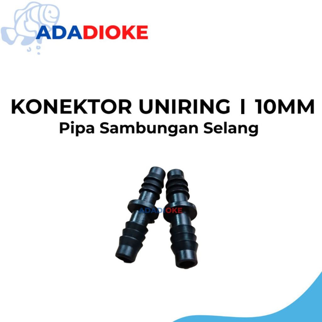 Pipa Konektor Uniring Lurus / I Sambungan Selang uniring I selang 16 mm