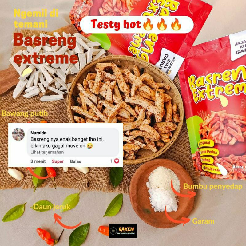 

Basreng pedas daun jeruk sultan bandung extrime