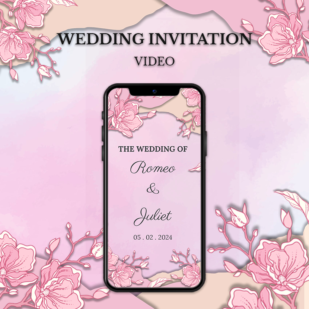06 Undangan Pernikahan Digital | Video 3D | Wedding Invitation Murah