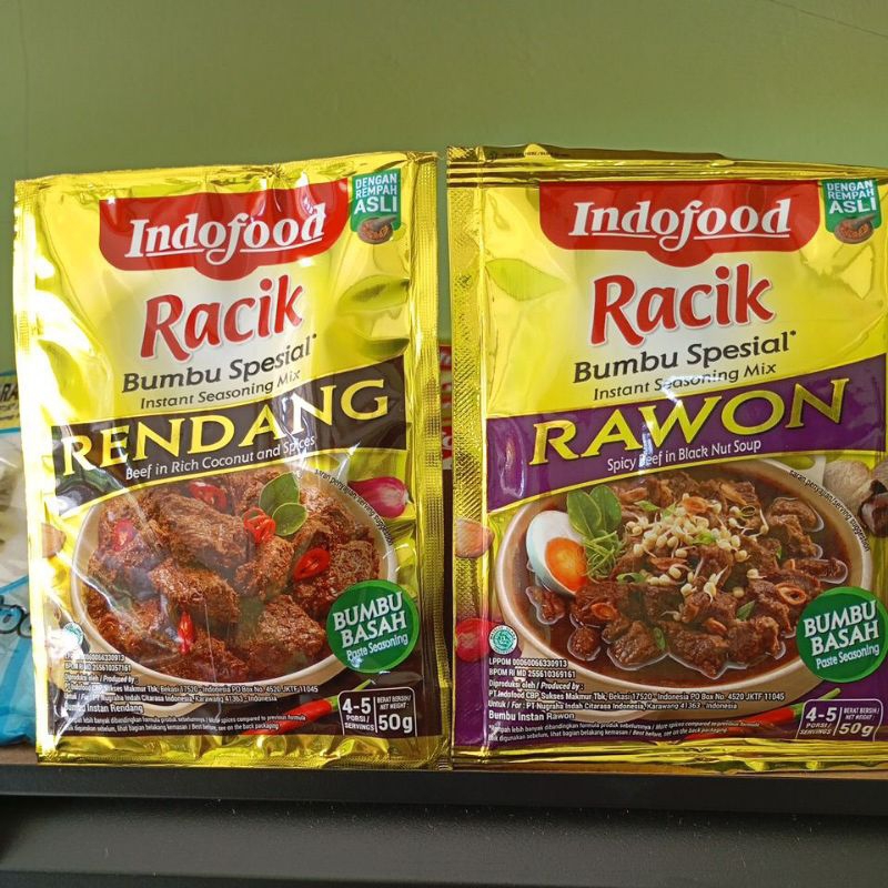 

Bumbu racik bumbu basah indofod rendang rawon
