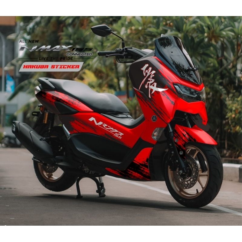 decal nmax new full body  motif hayabusa nmax new sticker motor keren
