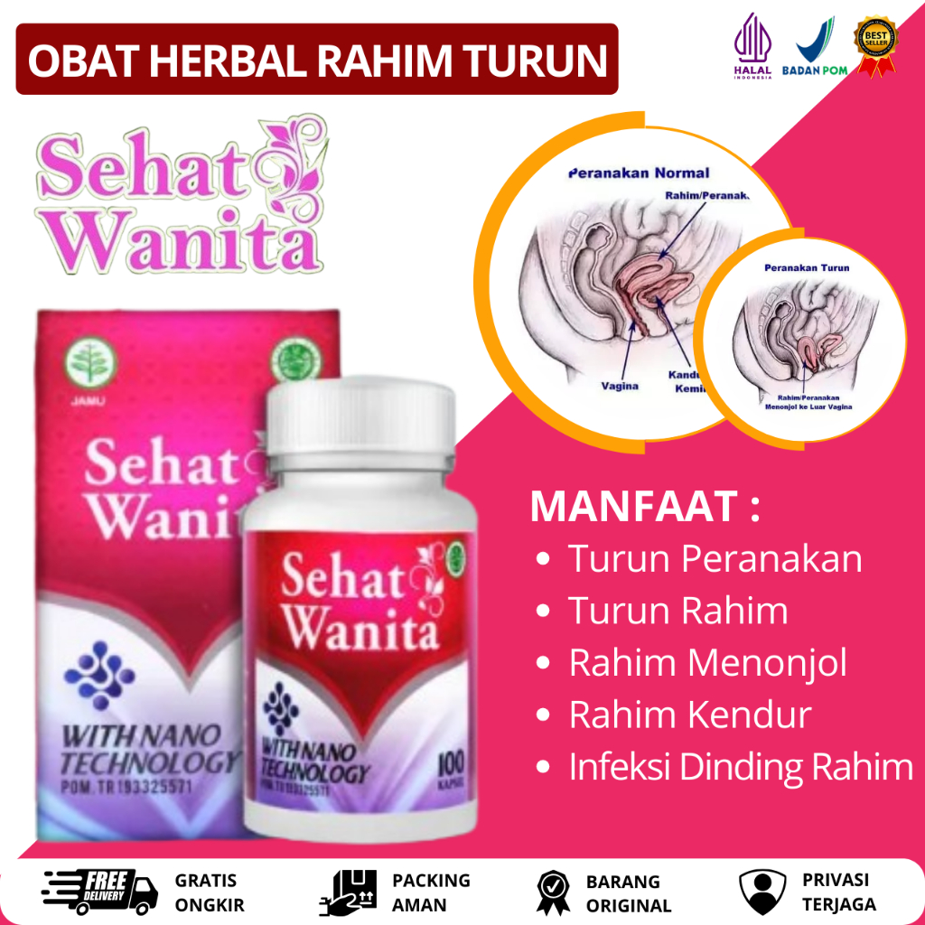 Obat Rahim Turun, Obat Turun Rahim, Obat Turun Peranakan, Obat Radang Leher Rahim, Obat Serviks, Oba