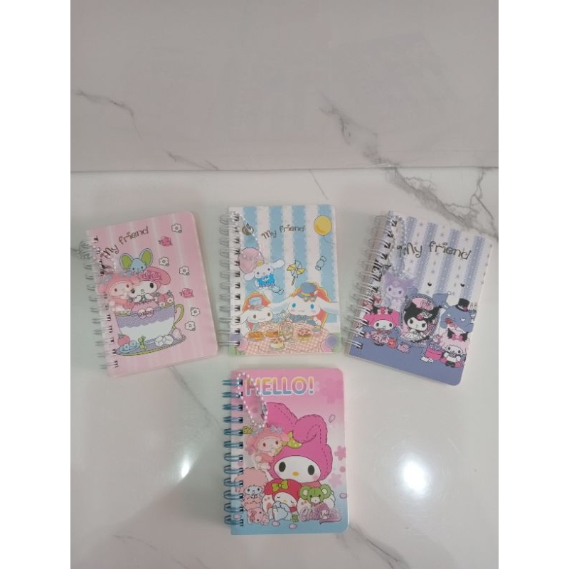 

NOTEBOOK mini Sanrio lucu/buku catatan motif lucu/alat tulis anak school supplies