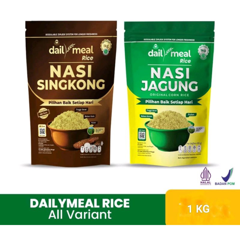 

Dailymeal Nasi Jagung/Singkong 1kg