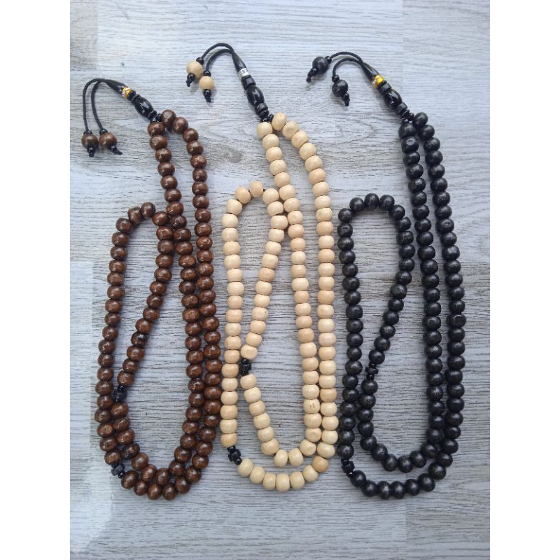 Tasbih kayu souvenir 99 butir 8 mm