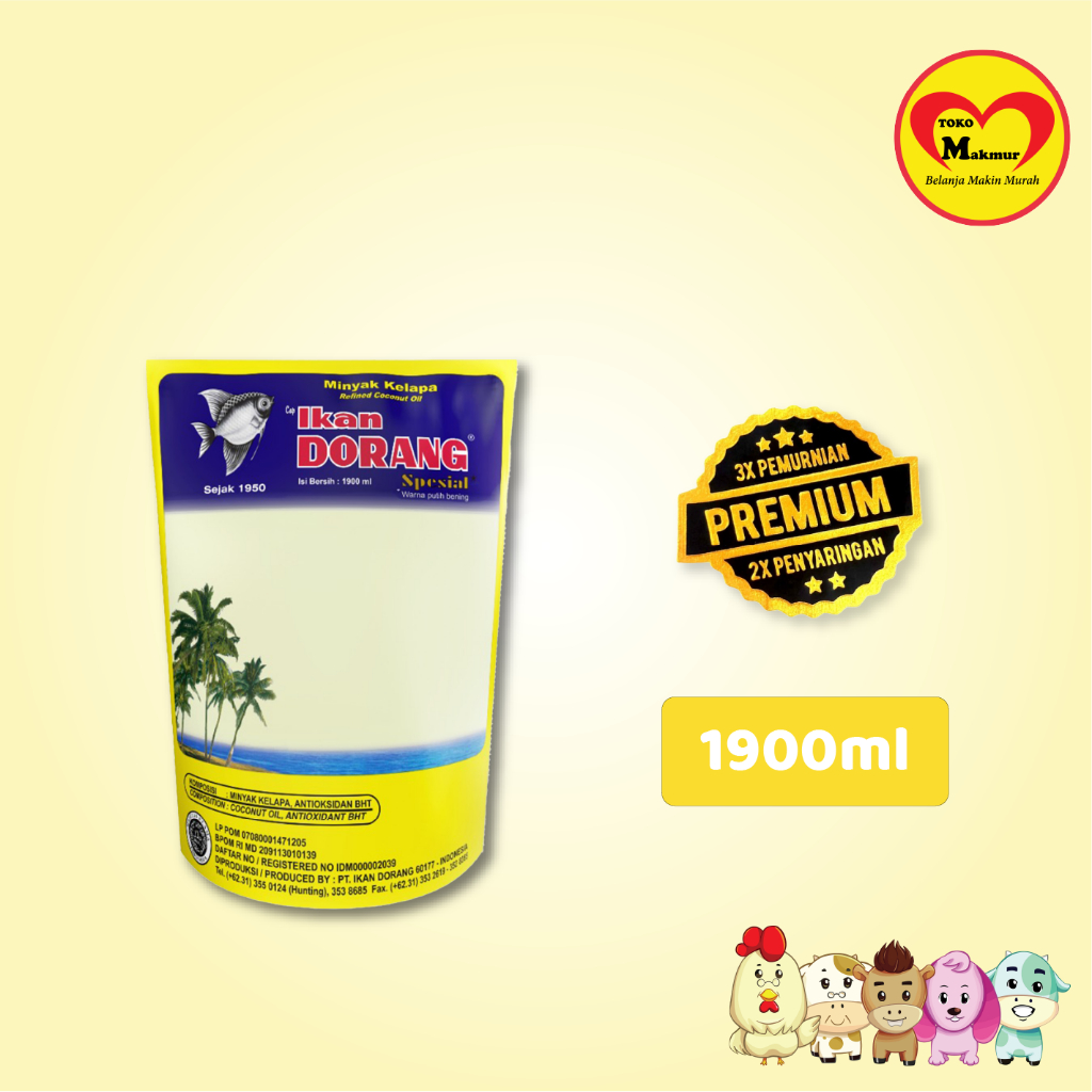 

Ikan Dorang Spesial Minyak Goreng 1900Ml / Toko Makmur Gresik