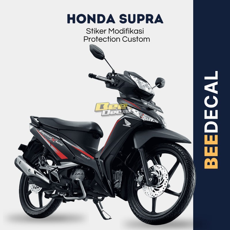 STIKER MOTOR HONDA SUPRA  - DESAIN CUSTOM | BEEDECAL