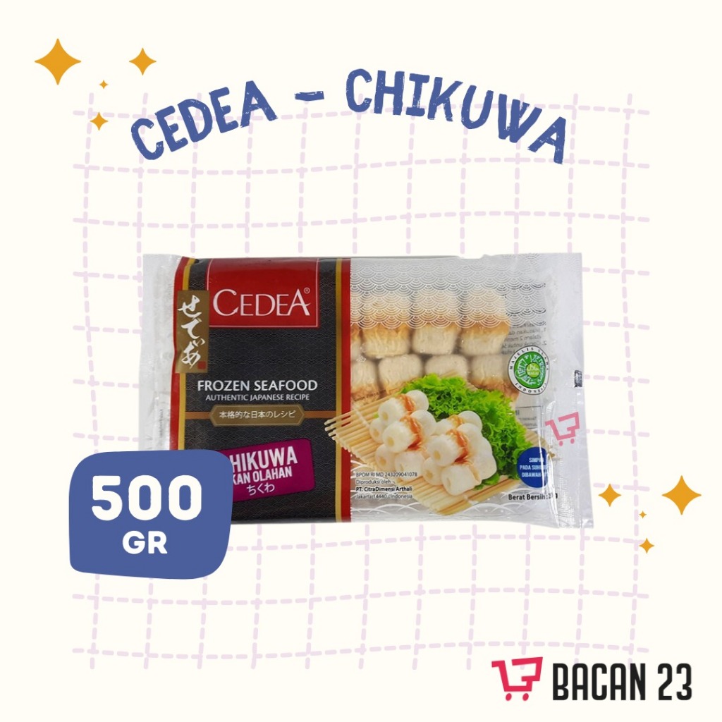 

Chikuwa Cedea (500 gr) Ikan Olahan Frozen Seafood