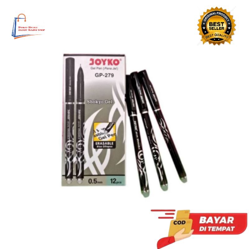 

PULPEN JOYKO GEL BISA DI HAPUS GP 279 jual per lusin