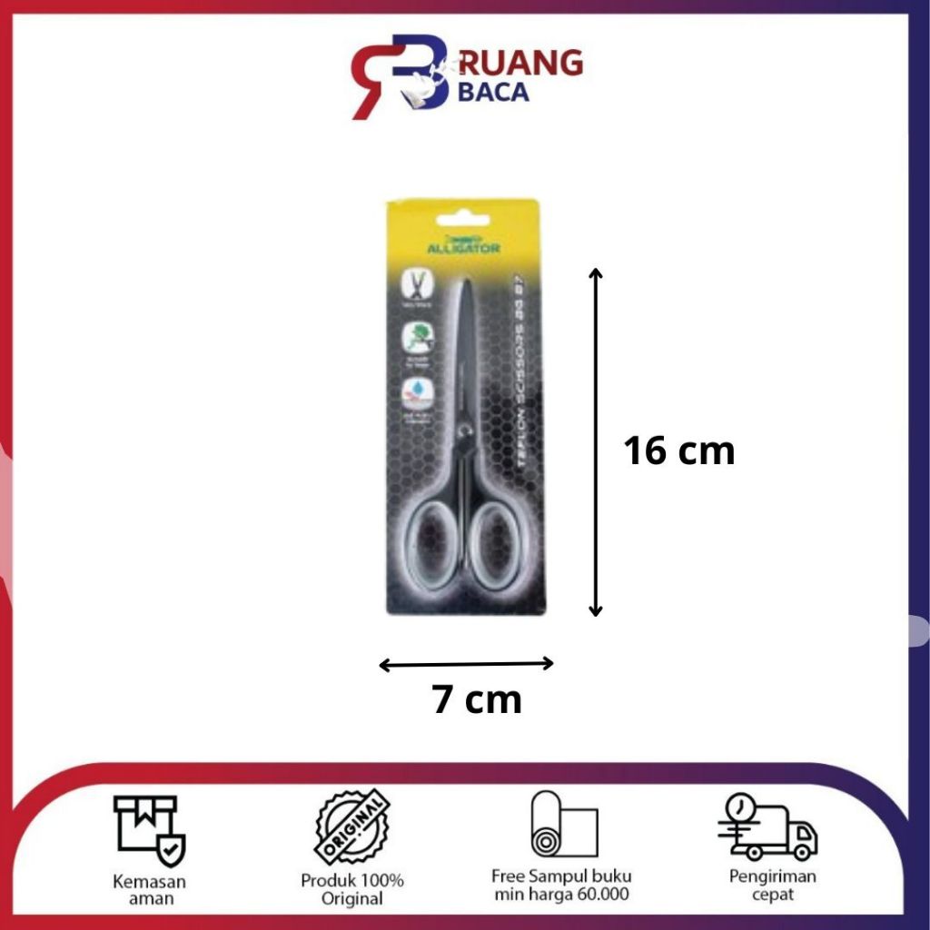 

SCISSORS TEFLON MD 67 589567 ALLIGATOR