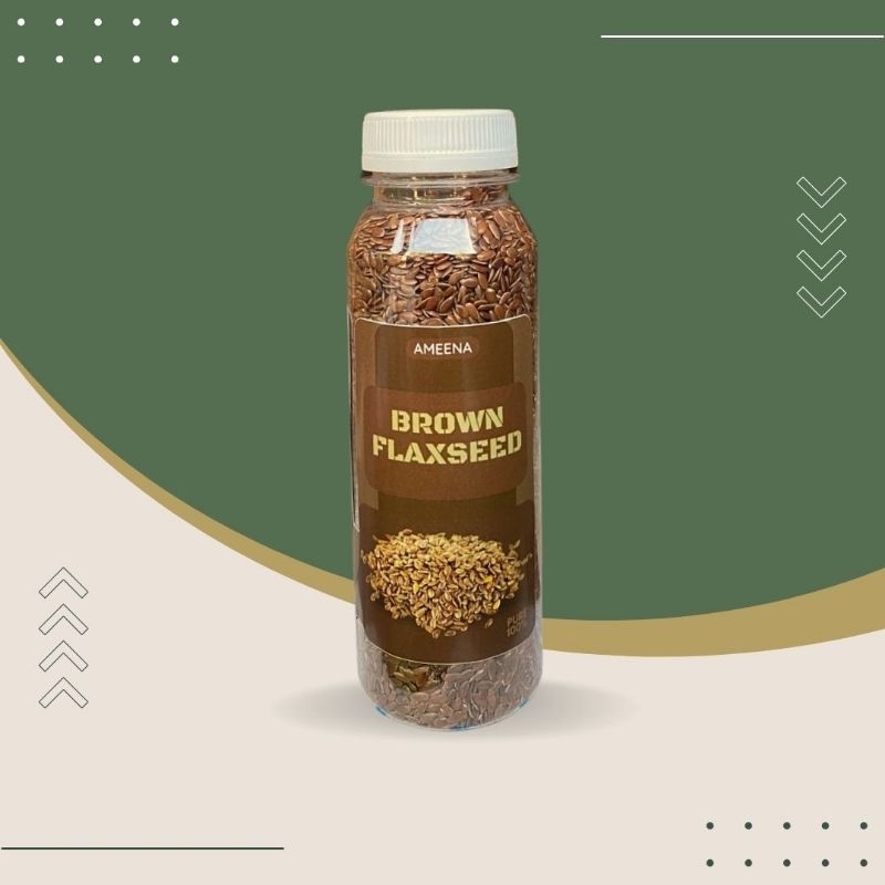 

Natural Brown Flaxseed 200GR | Ameena Premium Quality