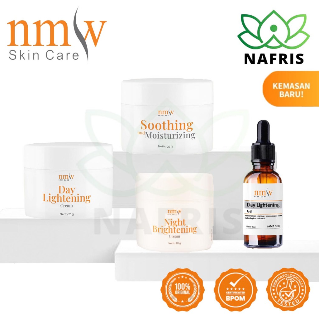 ♥️Nafris♥️NMW Day Lightening Cream 20gr,Night Brightening Cream 20gr,Day Lightening Gel,Soothing & M