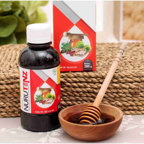 Madu Herbal Darah Tinggi Mengkudu Kumis Kucing Alami MADU NURUTENZ