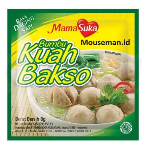 

MamaSuka Bumbu Kaldu Penyedap Rasa DAGING SAPI Kemasan Mama Suka KUAH BAKSO 8g