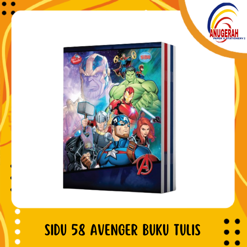 

SIDU 58 AVENGER BUKU TULIS (PAK)