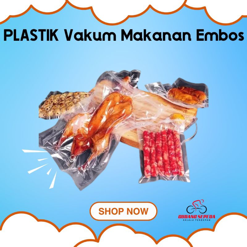 Plastik Vakum Makanan Embos Satuan Frozen Food Plastic Vacuum Vacum