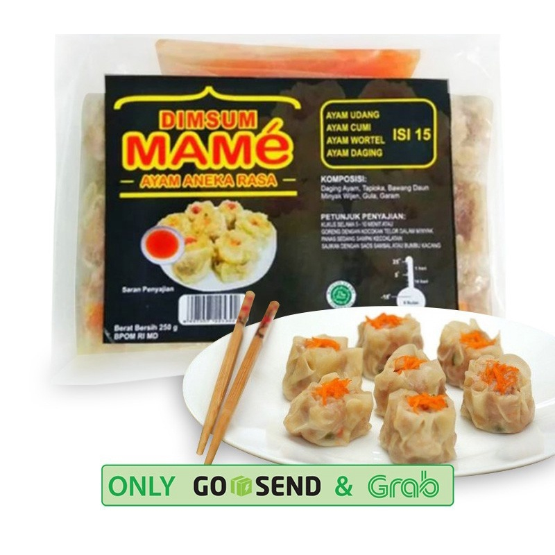 

DIMSUM MAME SIOMAY AYAM ANEKA RASA ISI 15 PCS