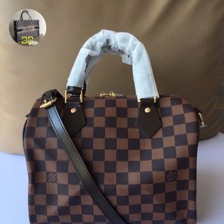 KSA Tas Branded Import Speedy Damier 25 ORIGINAL LEATHER