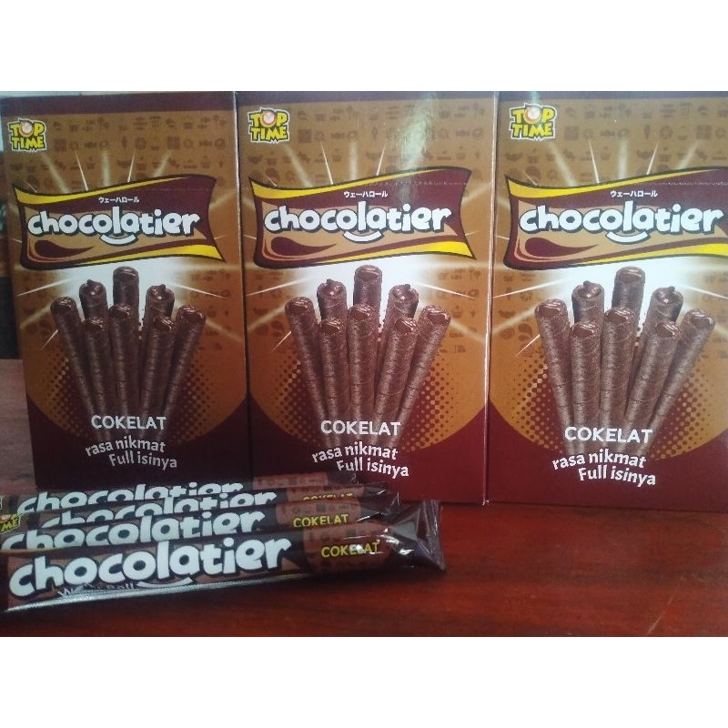 

Chocolatier wafer Roll full isinya
