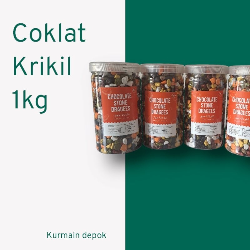 

coklat krikil turki kemasan toples 900gr