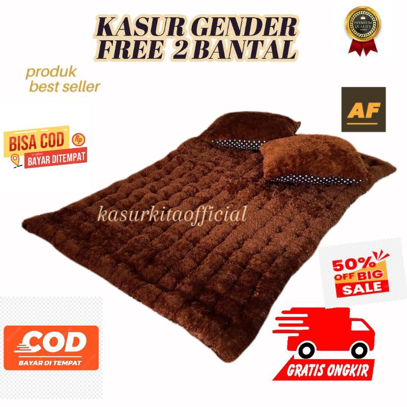 KASUR  BULU RASFUR / KASUR GENDER/KASUR LANTAI HALUS GRATIS 2 BANTAL#KASUR GENDER MURAH#KASUR LANTAI