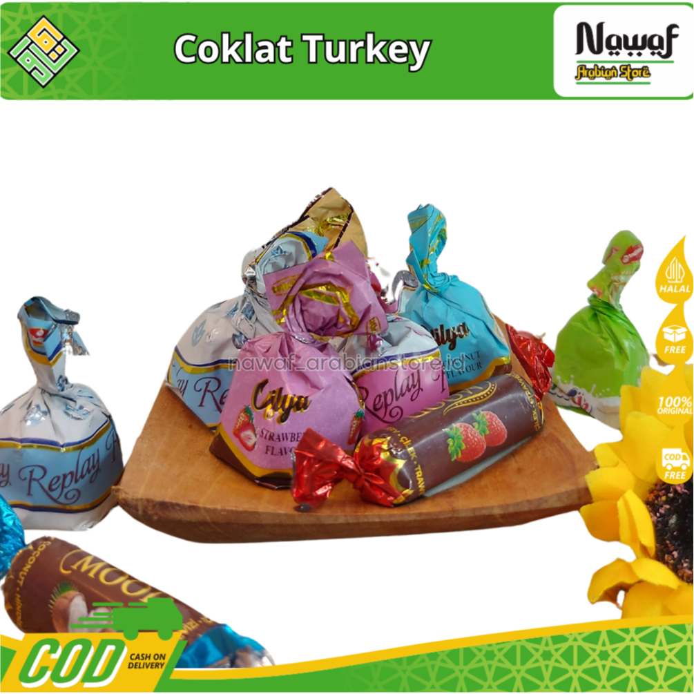 

COKELAT ARAB TURKI Premium Mix 1Kg Fresh Cokelat Oleh2 Haji & Umroh