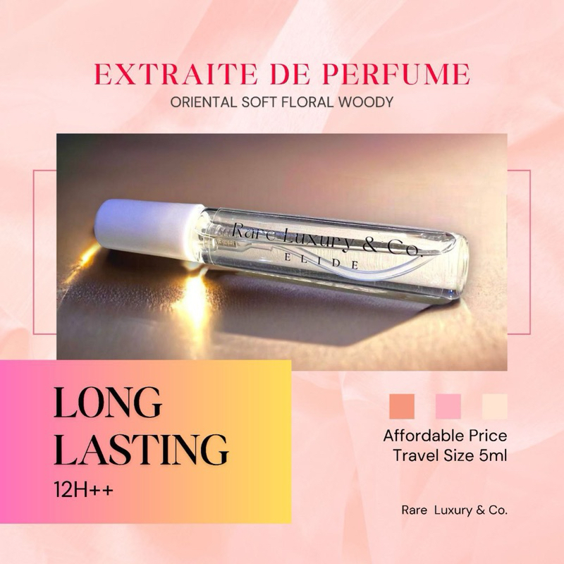 Parfum RARE / PARFUM RARE LUXURY & Co. / Parfum awet wangi / Parfum pesta Vial 5ml/ extrait de parfu