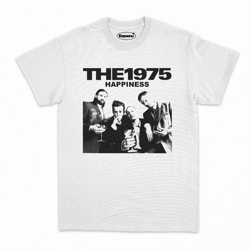 T-shirt THE 1975 - HAPPINESS | Kaos Band The 1975