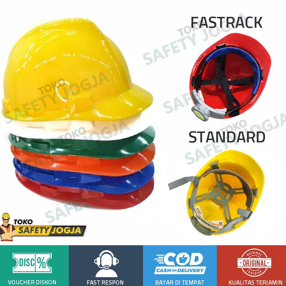 Kualitas Terbaik HELM PROYEK SAFETY V GUARD MERK ASA