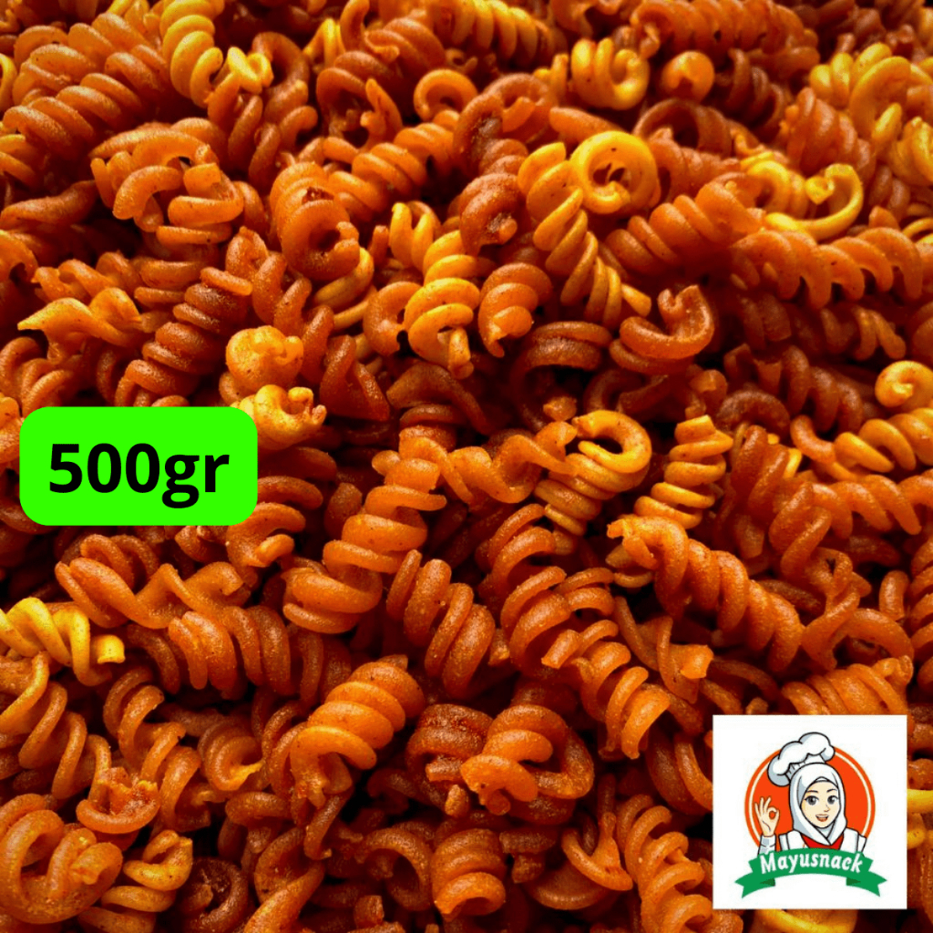 

Makaroni Spiral Pedas Bantet Cikruh 500gr