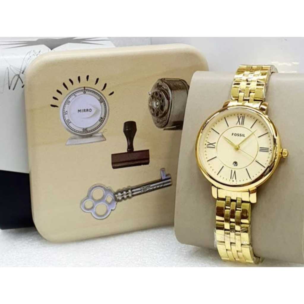 Jam Tangan Wanita FS Posil ES 3614 Orignal Stainless Steel PROMO