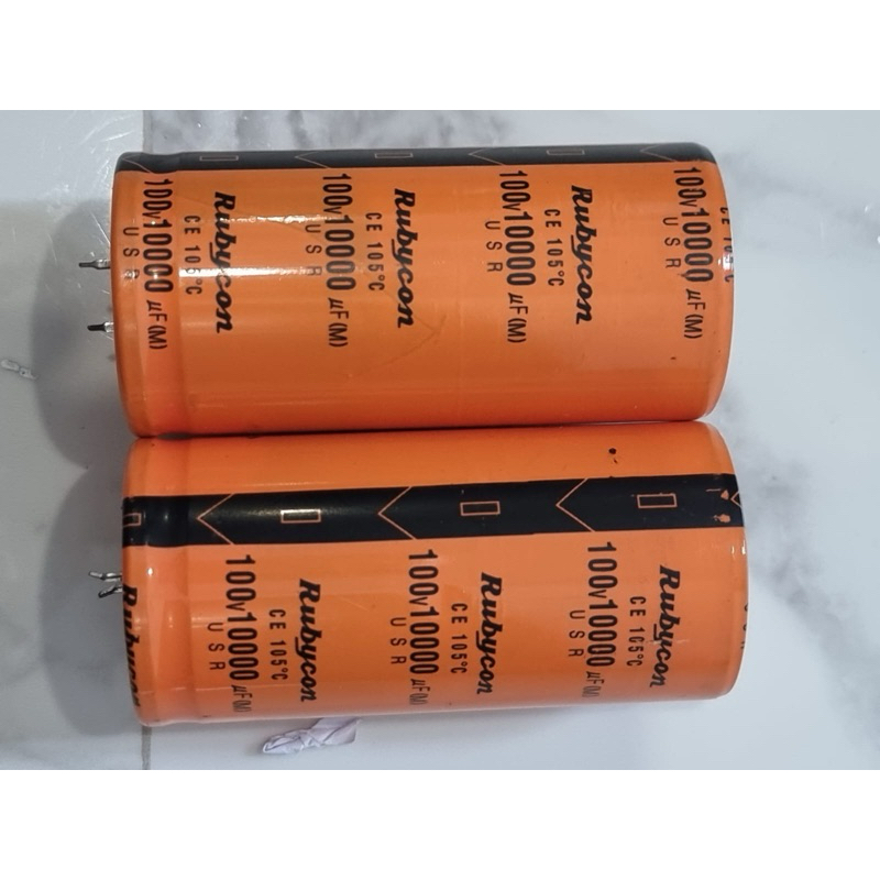 Elco 10000uf 100v Rubycon Orange Original