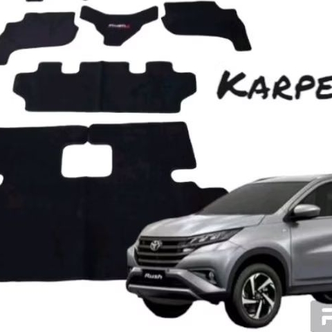 Karpet Mobil Rush New sporty TRD 2017-2021 Rear set