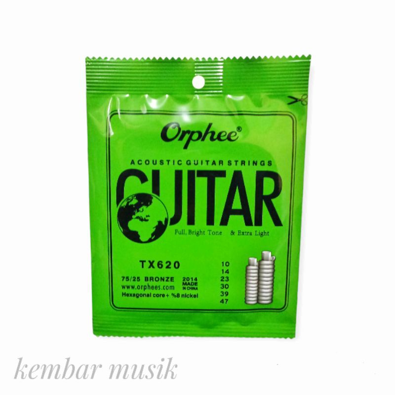 senar gitar orphee  010-011-012/ (TX620-TX630-TX640)