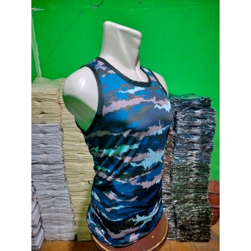 KAOS SINGLET LORENG AURI ARMY TNI / KAOS SINGLET ARMY PRIA / SINGLET PRIA LORENG