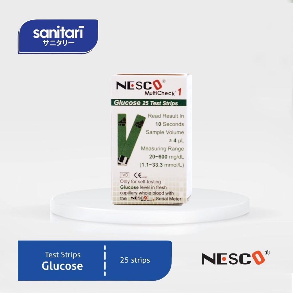 Strip Nesco Gula Nesco Glucose Strip Gula Nesco Gula Darah Nesco Blood Glucose