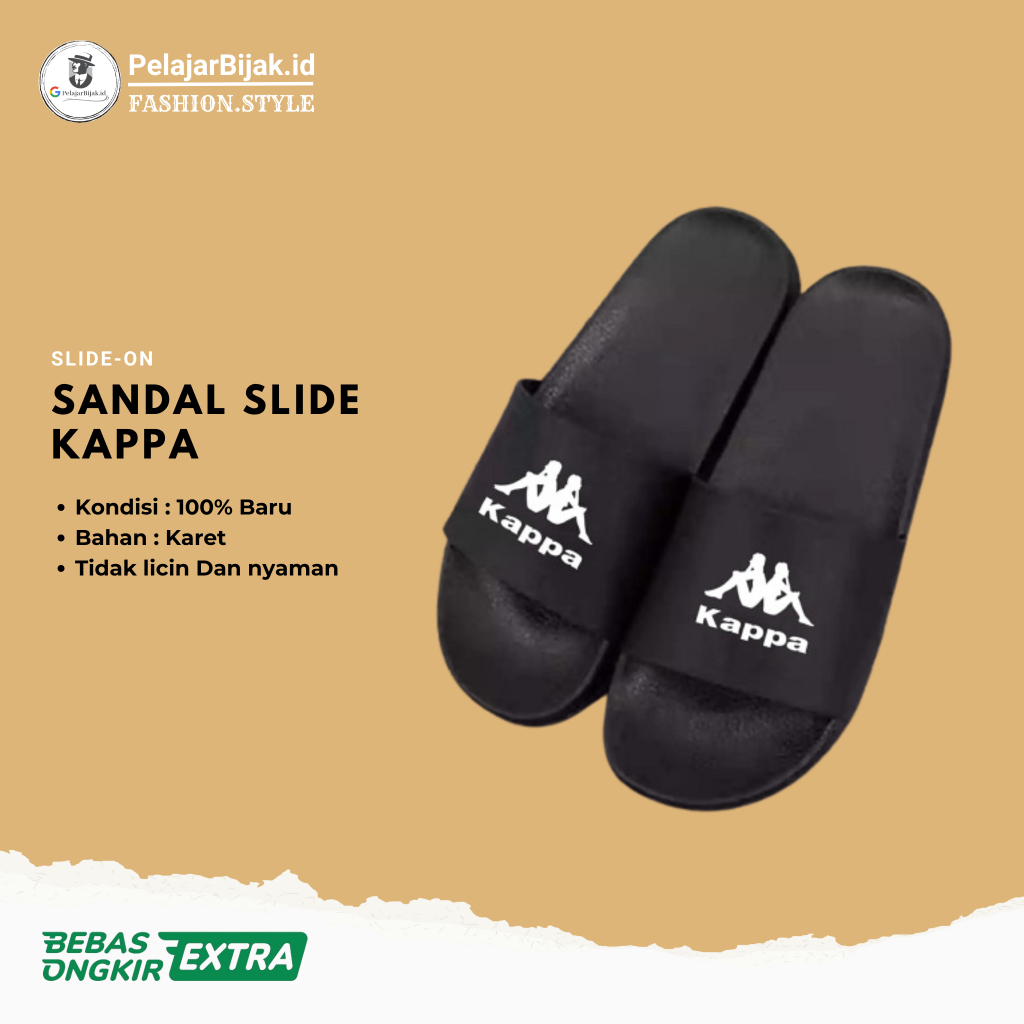 Sandal Slide Pria dan Wanita Kappa