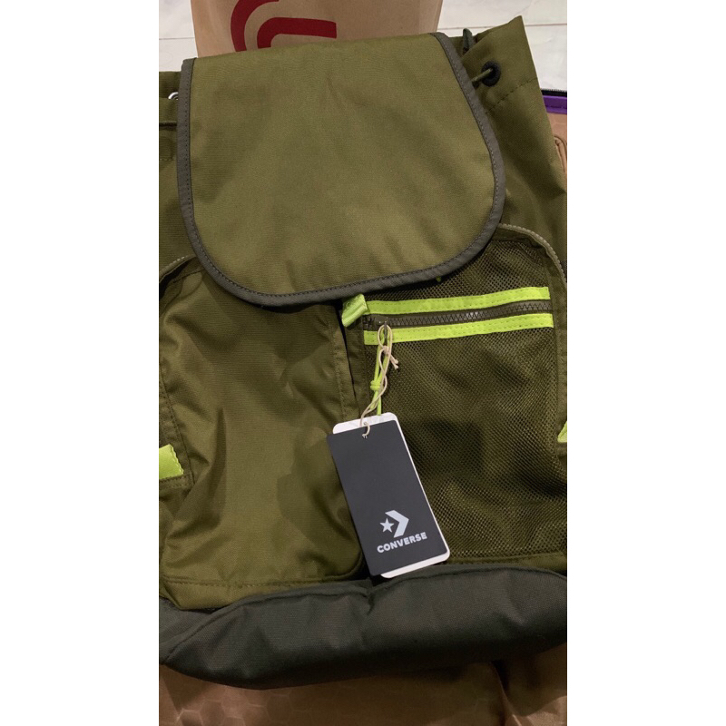 RANSEL CONVERSE RUCKSACK ARMY GREEN