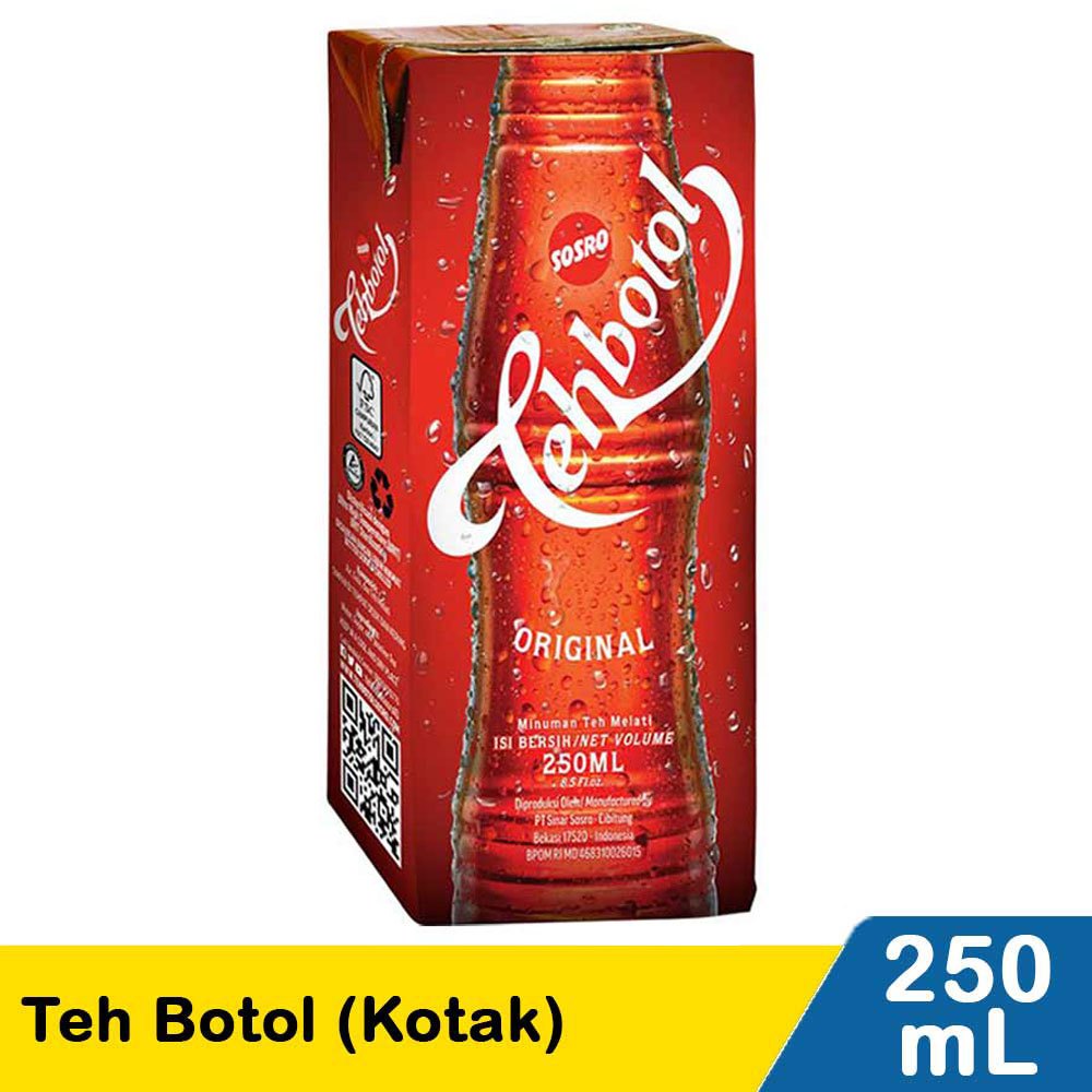 

Teh Botol Sosro Original 250ml Kotak 250 mL