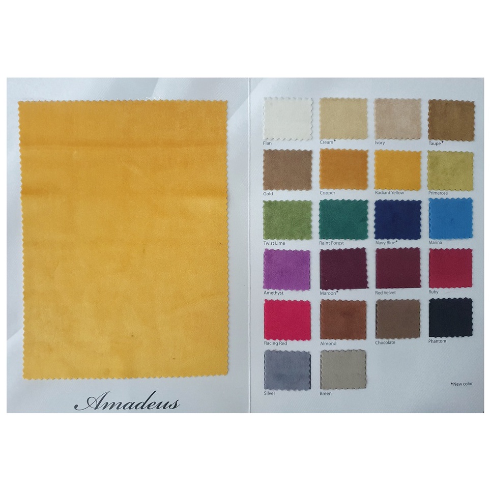 KAIN BLUDRU BELUDRU  SUEDE HALUS REGENCY  AMADEUS SOFA JOK KURSI