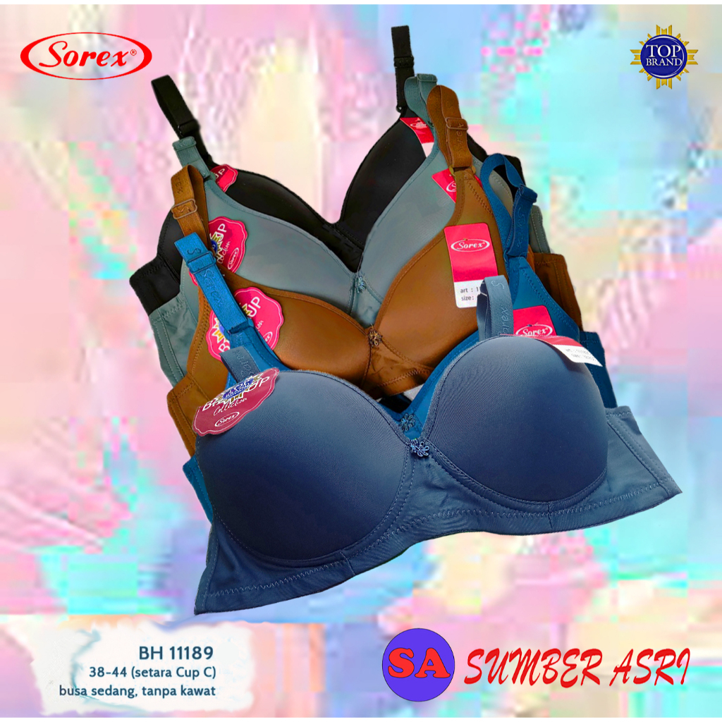 BH Merek SOREX TYPE 11189   Ukuran 38-44