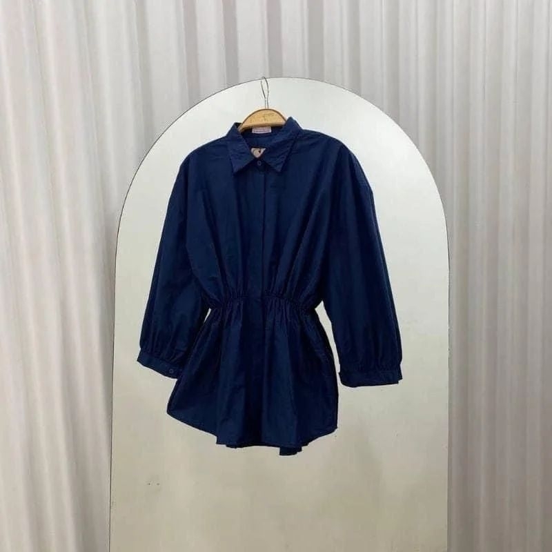 ALYA SHIRT/KEMEJA ALYA KERUT DEPAN/KEMEJA KATUN POPLIN PREMIUM