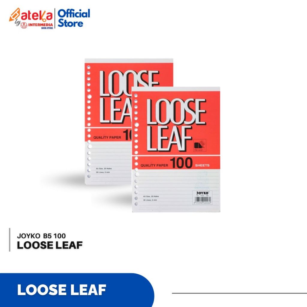 

Loose leaf isi kertas file JOYKO B5-100