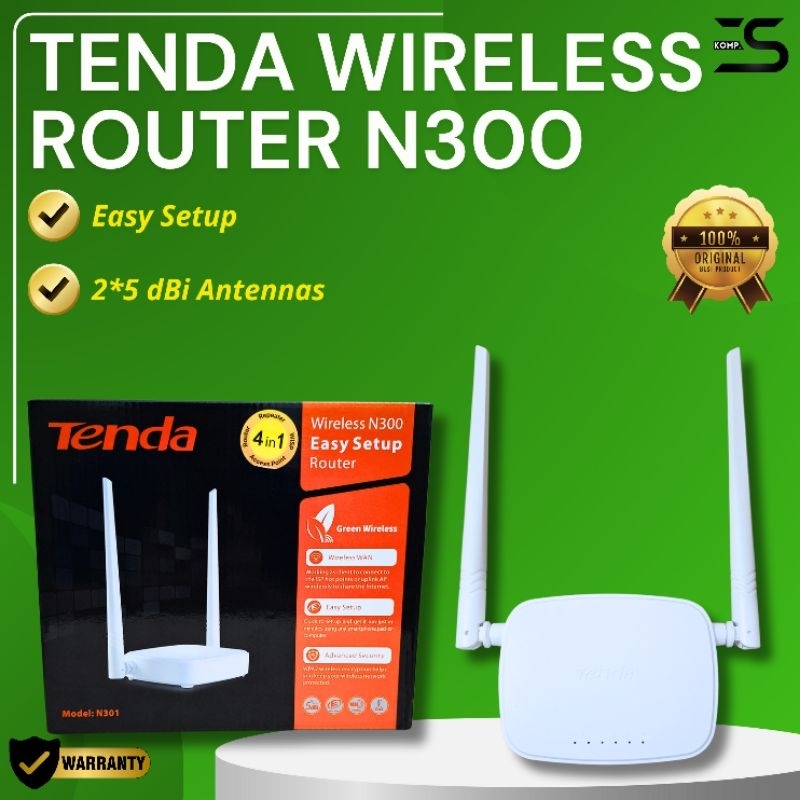 Tenda Wireless Router N301 Easy Setup - Tenda Router