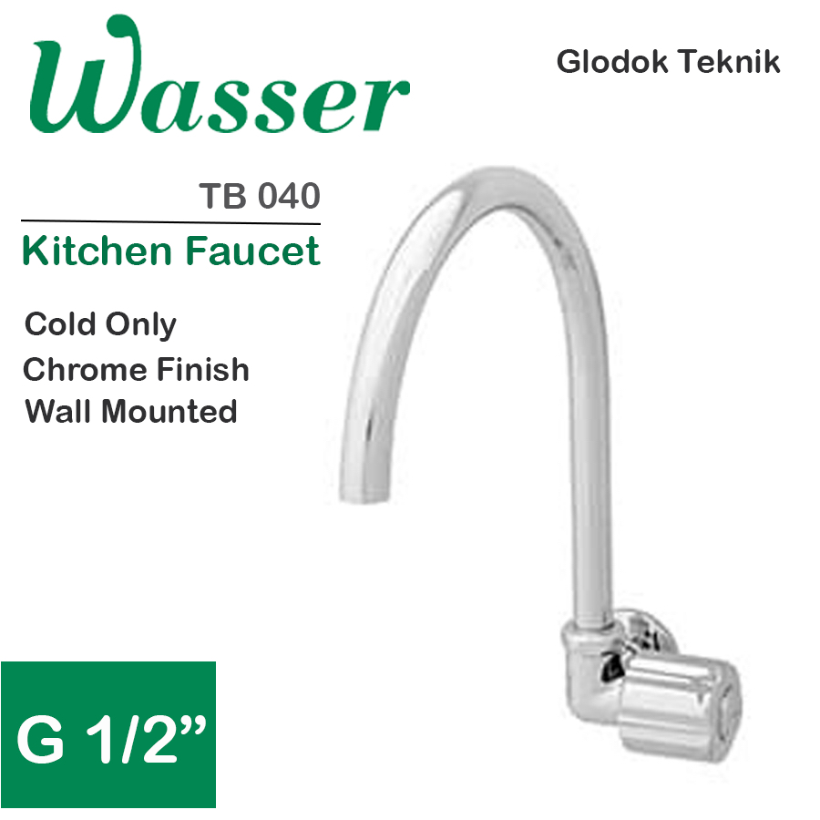 Wasser Kran dapur - kran angsa - kran sink - keran dapur TB 040
