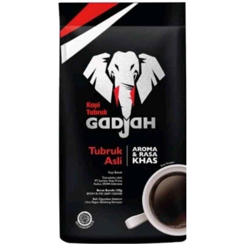 

KOPI TUBRUK GADJAH ASLI 138G