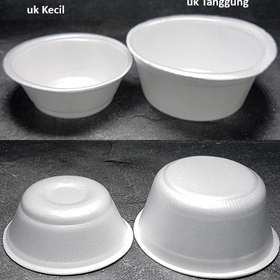 Mangkok Gabus uk Kecil isi 25 pc Sterofoam Styrofoam M3