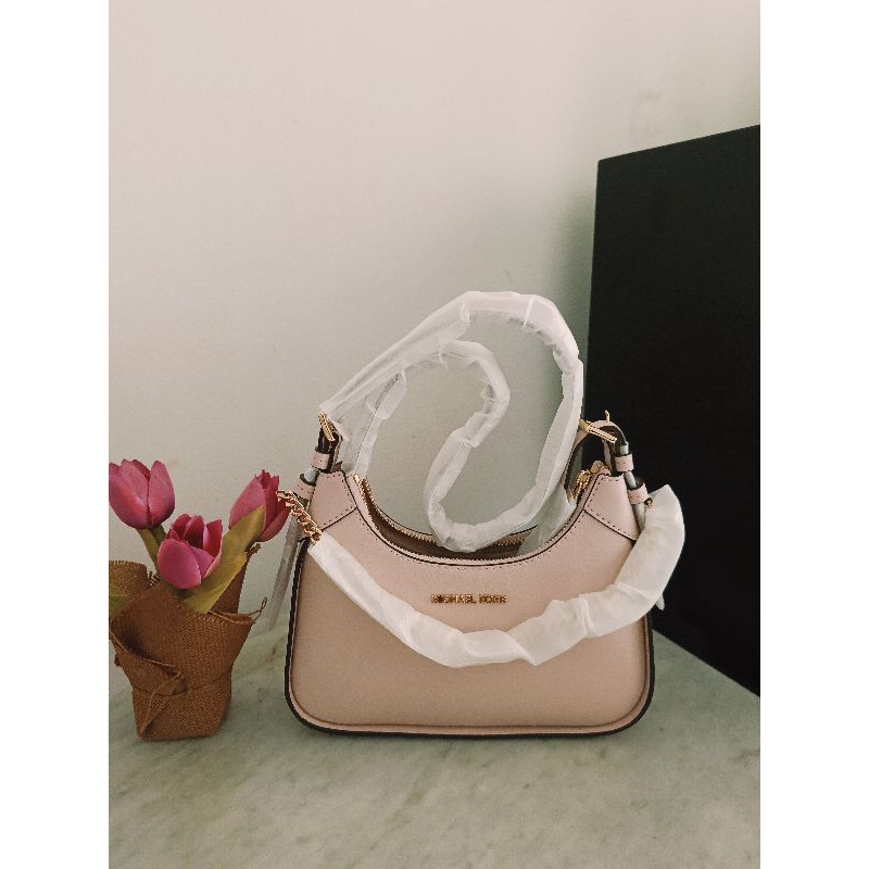 new tas MK Wilma xbody pink original bag